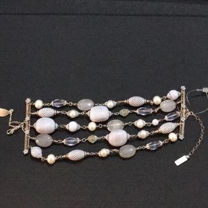 5 strand beaded bracelet
